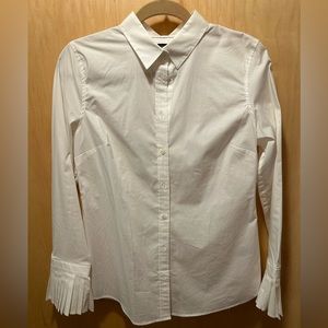 Banana Republic Button Down with fringe cuff detail